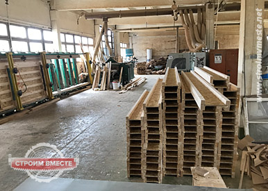 Производство деревянных двутавровых балок